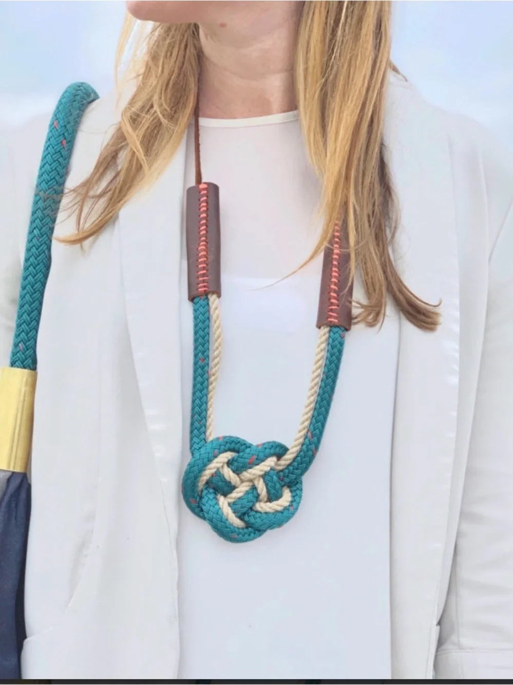 Wildwood Oyster Co. Nautical statement necklace